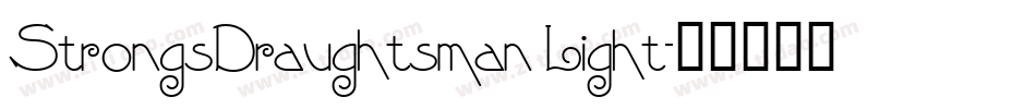 StrongsDraughtsman Light字体转换